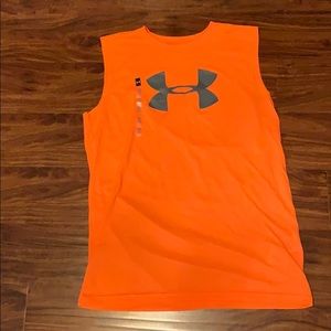 Yxl orange and gray boys tank